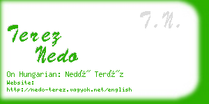 terez nedo business card